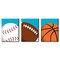 Big Dot of Happiness Go, Fight, Win - Sports Themed Nursery Wall Art, Kids Room Decor & Game Room Home Décor - 7.5 x 10 inches - Set of 3 Prints